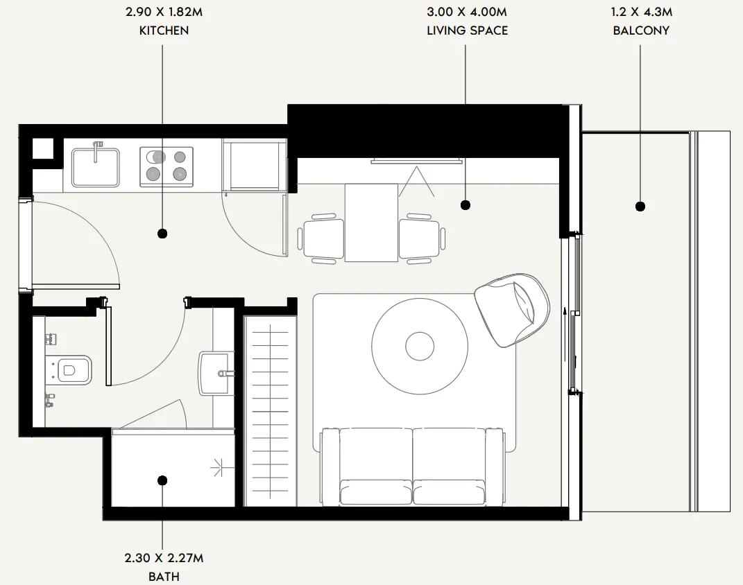 Azizi Azizi Milan floor plan