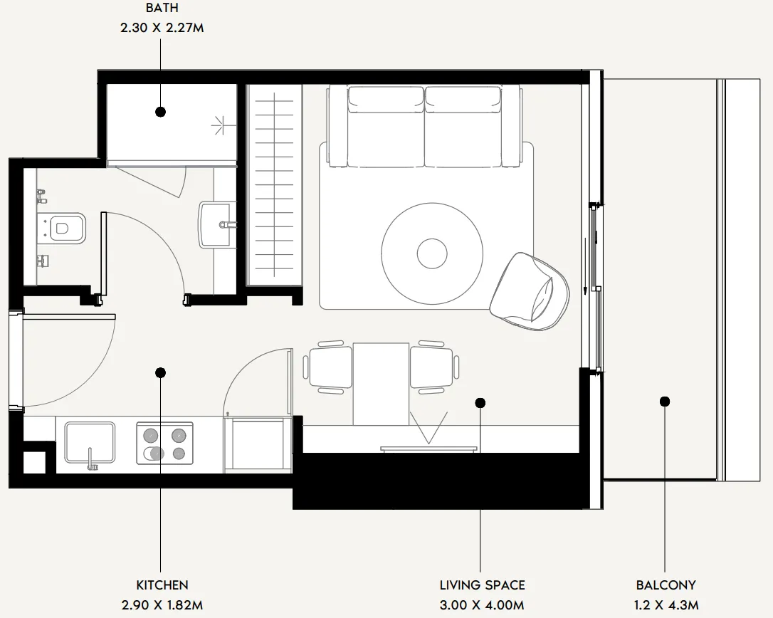 Azizi Azizi Milan floor plan
