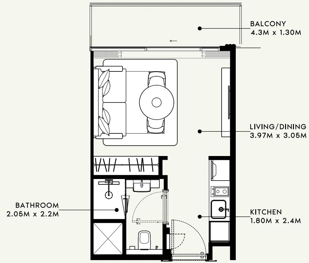 Azizi Azizi Milan floor plan