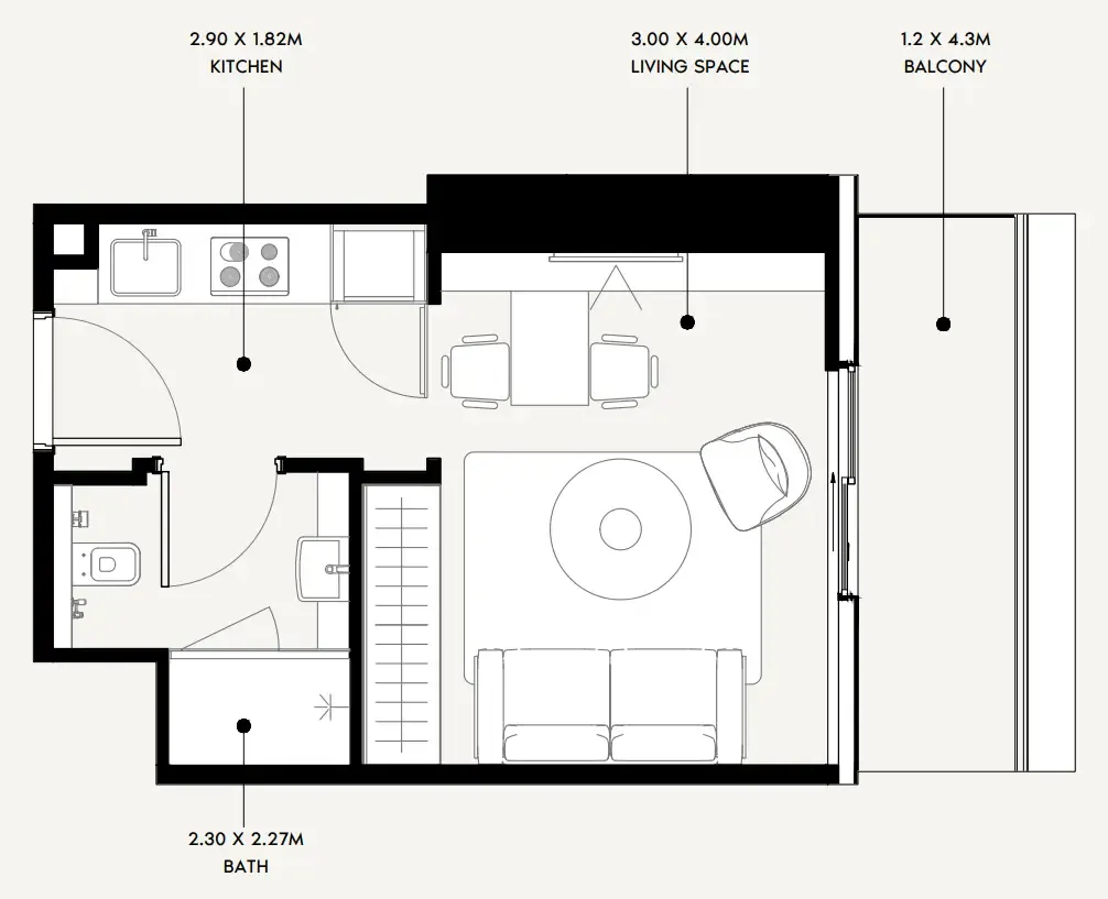 Azizi Azizi Milan floor plan