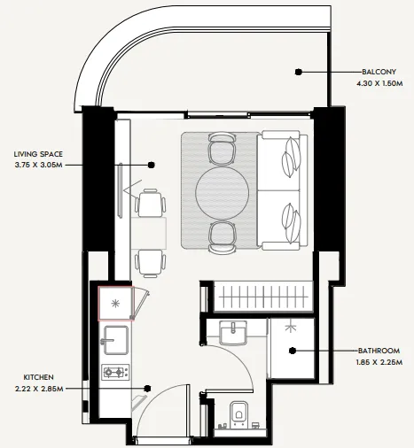 Azizi Azizi Milan floor plan