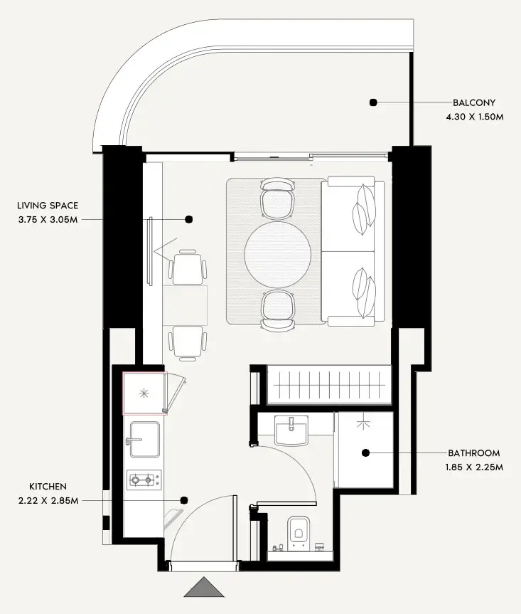 Azizi Azizi Milan floor plan