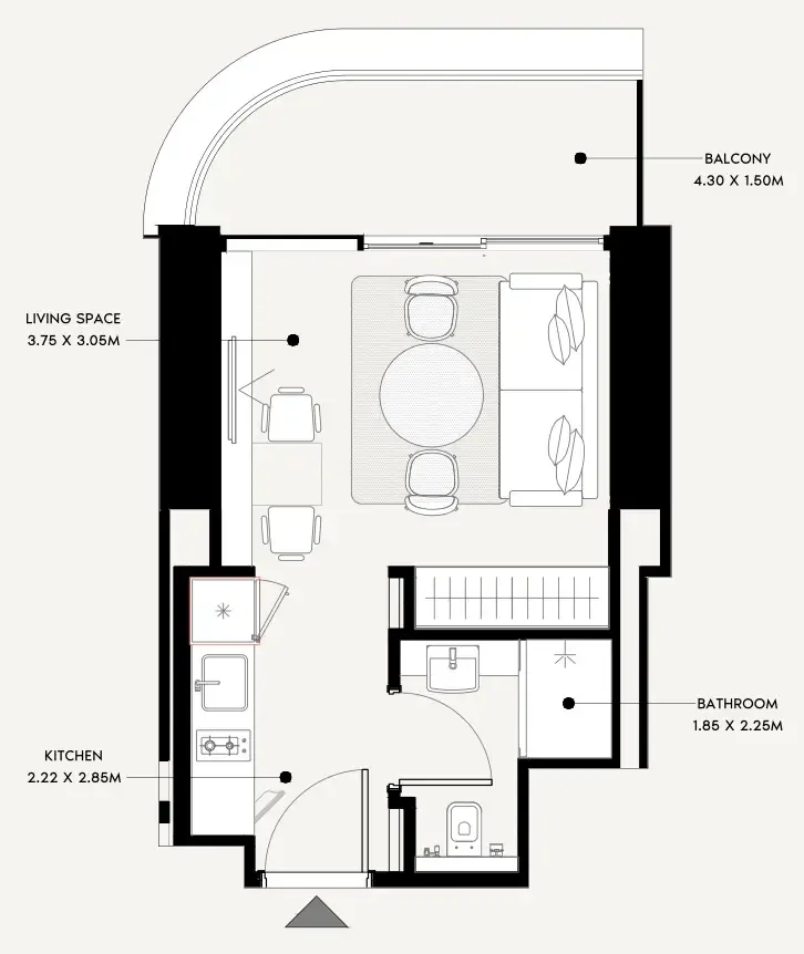 Azizi Azizi Milan floor plan