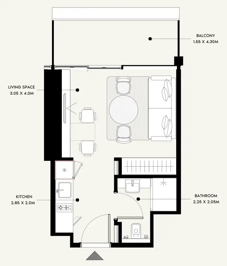 Azizi Azizi Milan floor plan