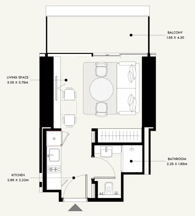 Azizi Azizi Milan floor plan