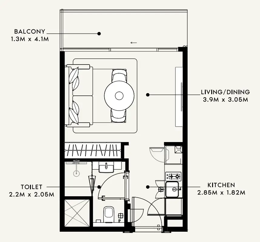 Azizi Azizi Milan floor plan