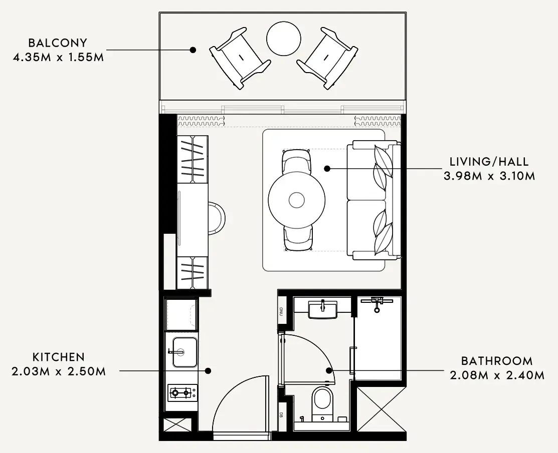 Azizi Azizi Milan floor plan