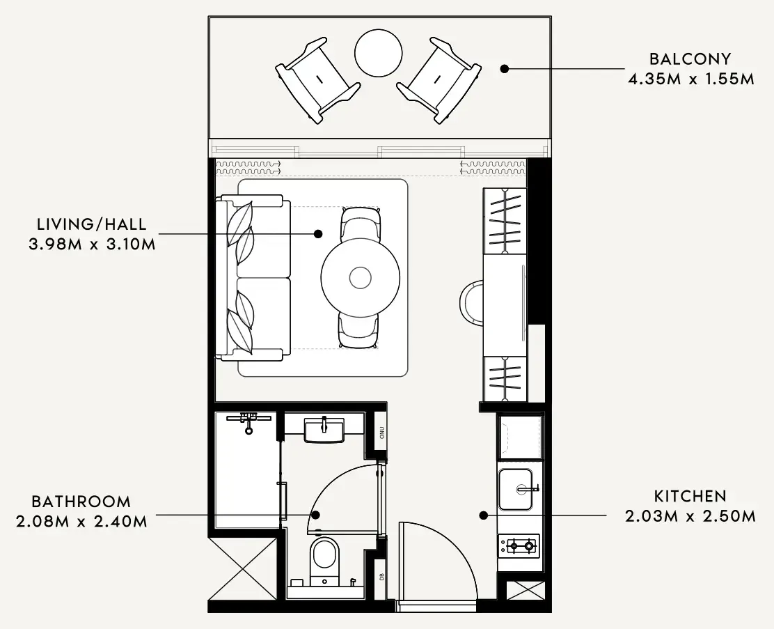 Azizi Azizi Milan floor plan