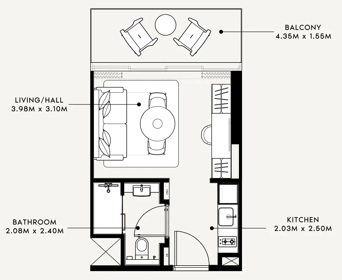 Azizi Azizi Milan floor plan