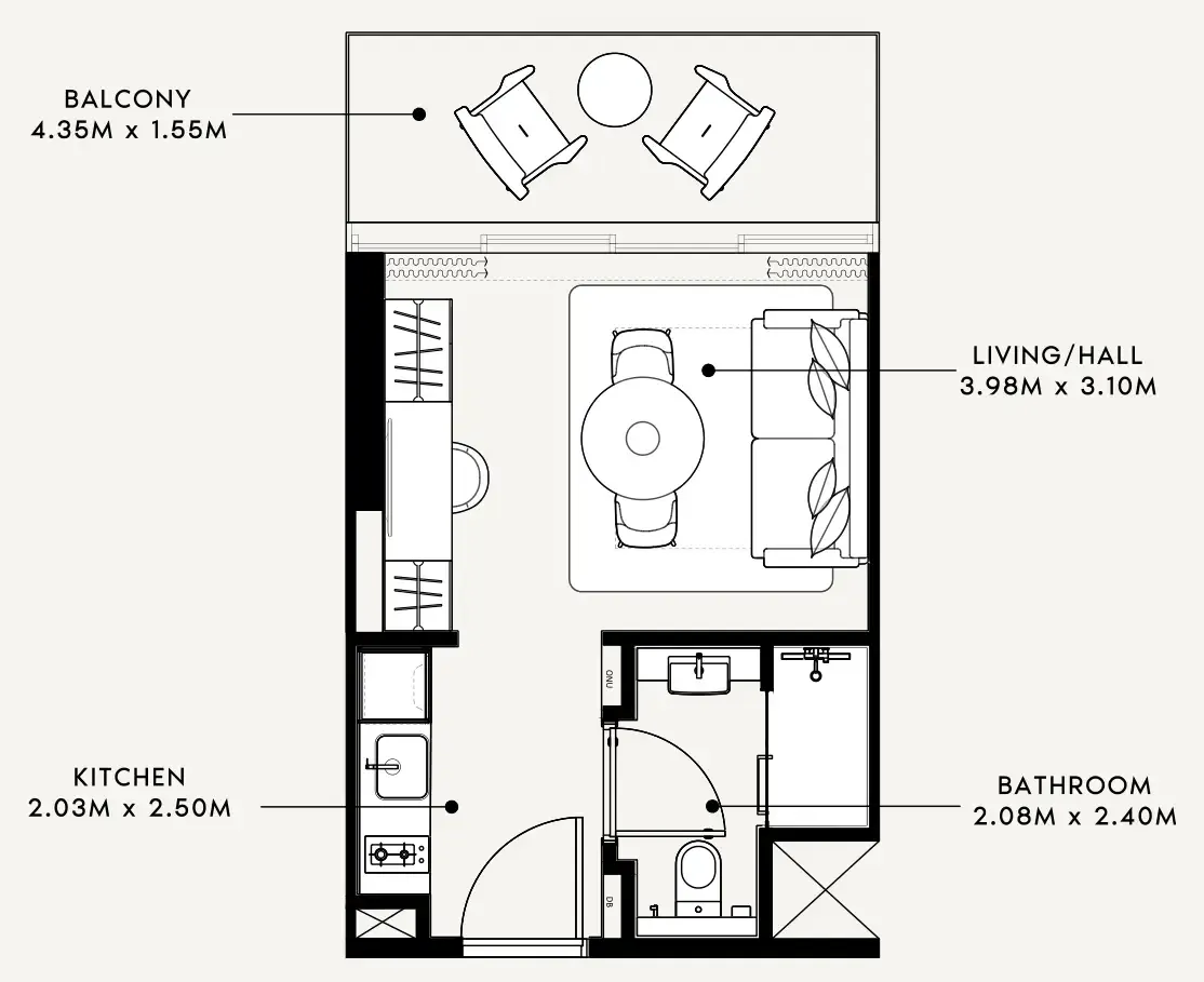Azizi Azizi Milan floor plan