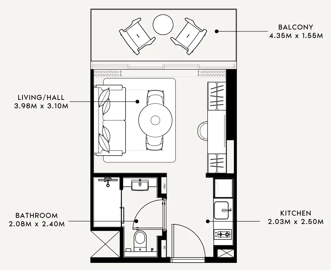 Azizi Azizi Milan floor plan