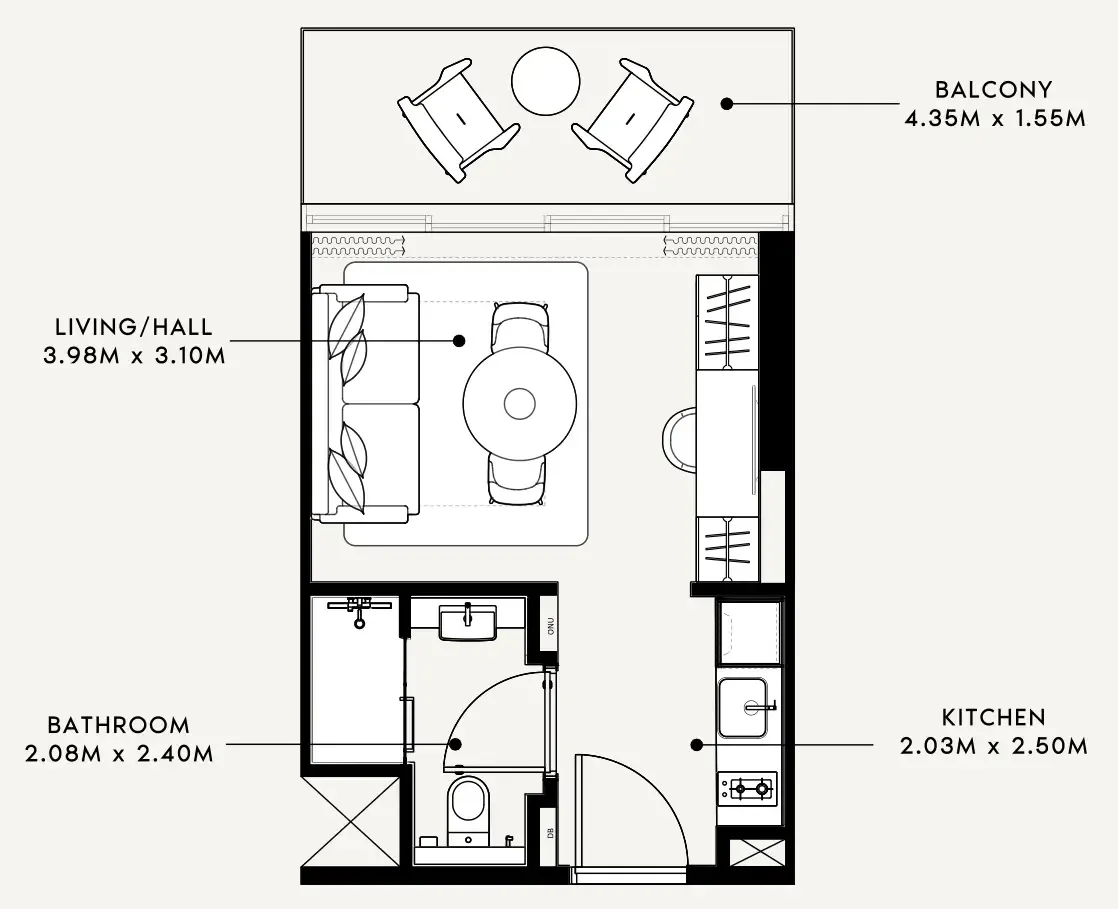 Azizi Azizi Milan floor plan