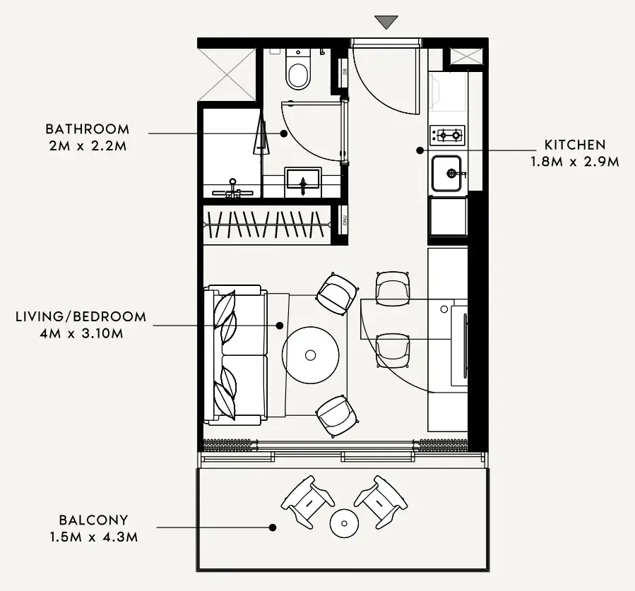 Azizi Azizi Milan floor plan