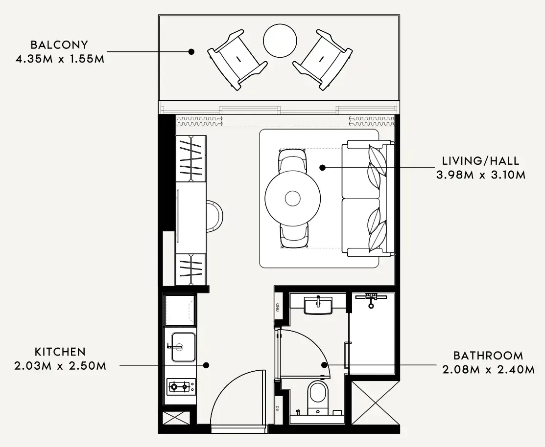 Azizi Azizi Milan floor plan