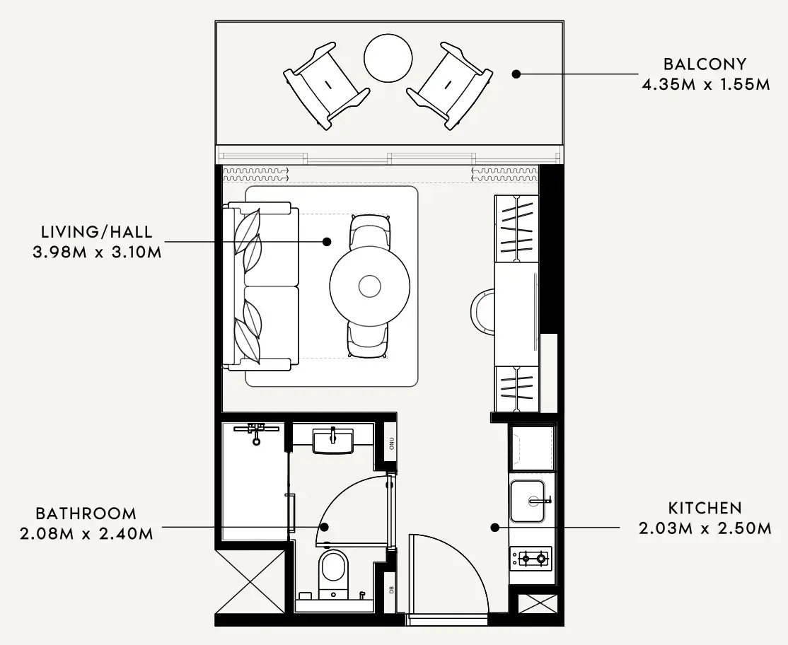 Azizi Azizi Milan floor plan