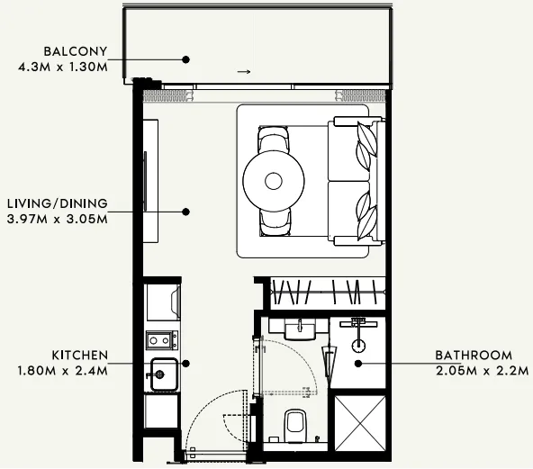 Azizi Azizi Milan floor plan