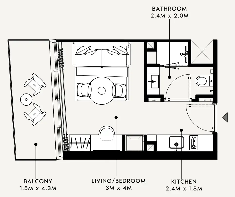 Azizi Azizi Milan floor plan
