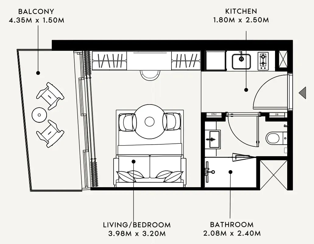 Azizi Azizi Milan floor plan