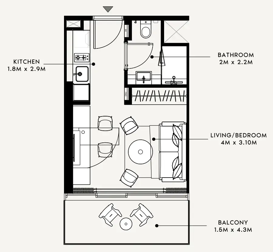 Azizi Azizi Milan floor plan