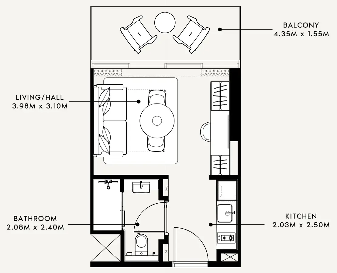 Azizi Azizi Milan floor plan