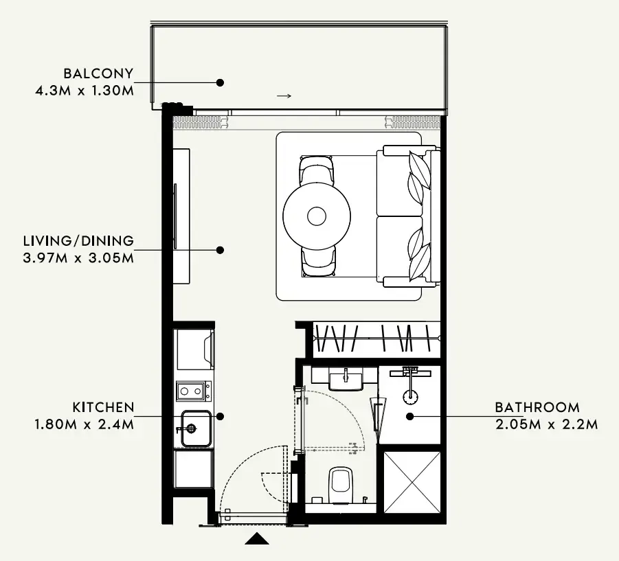 Azizi Azizi Milan floor plan