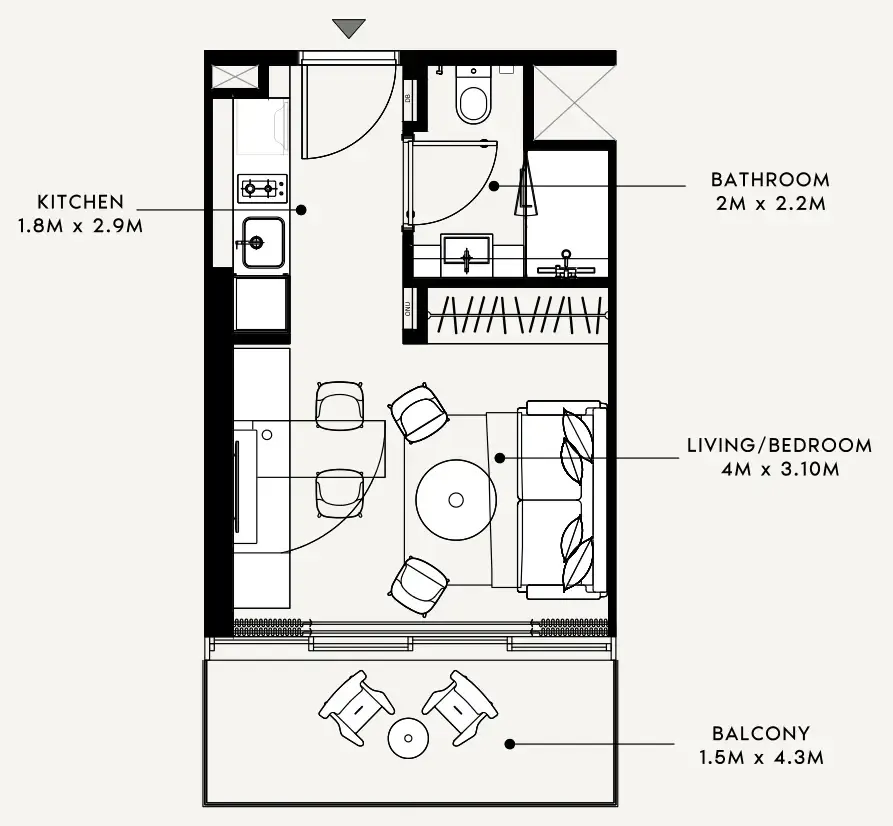 Azizi Azizi Milan floor plan