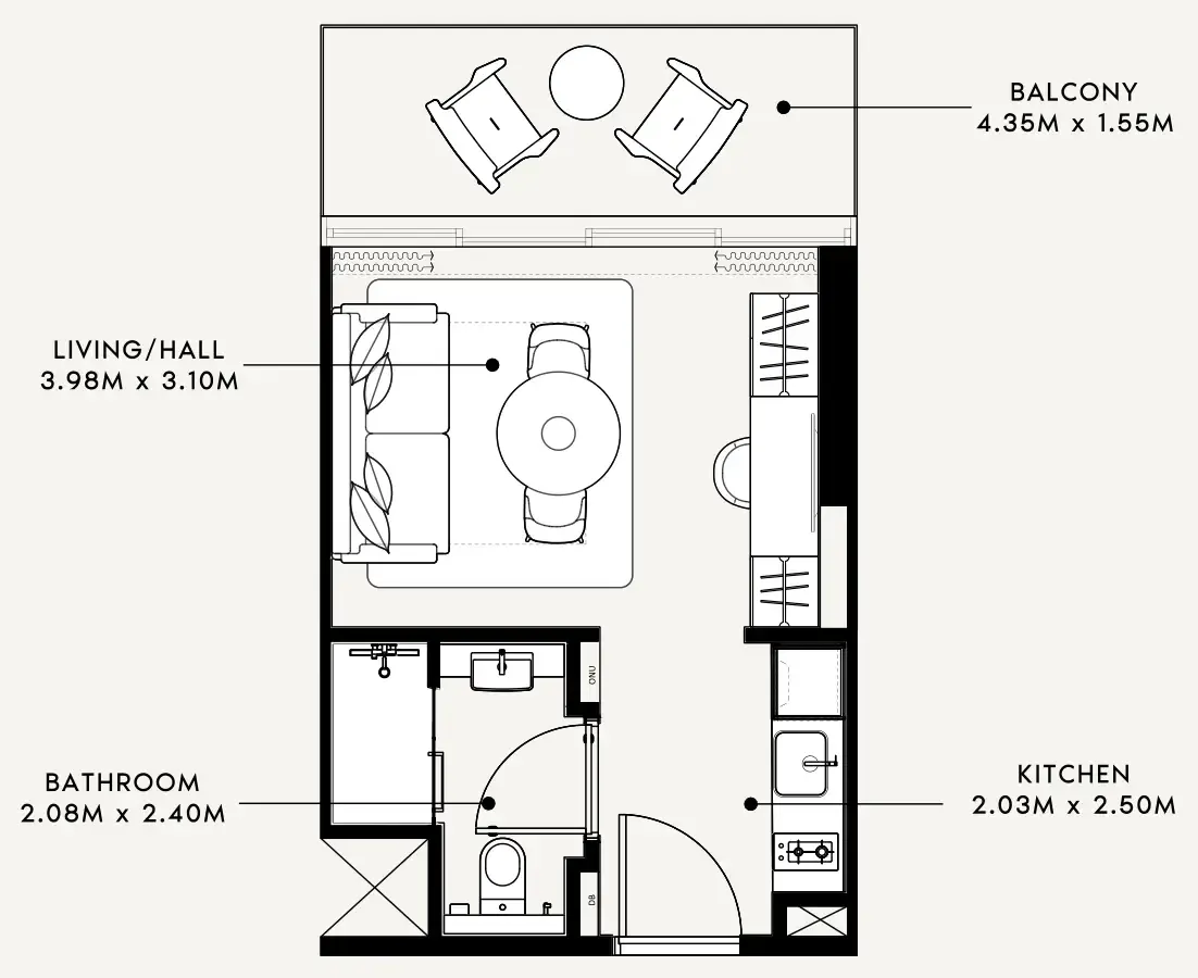Azizi Azizi Milan floor plan