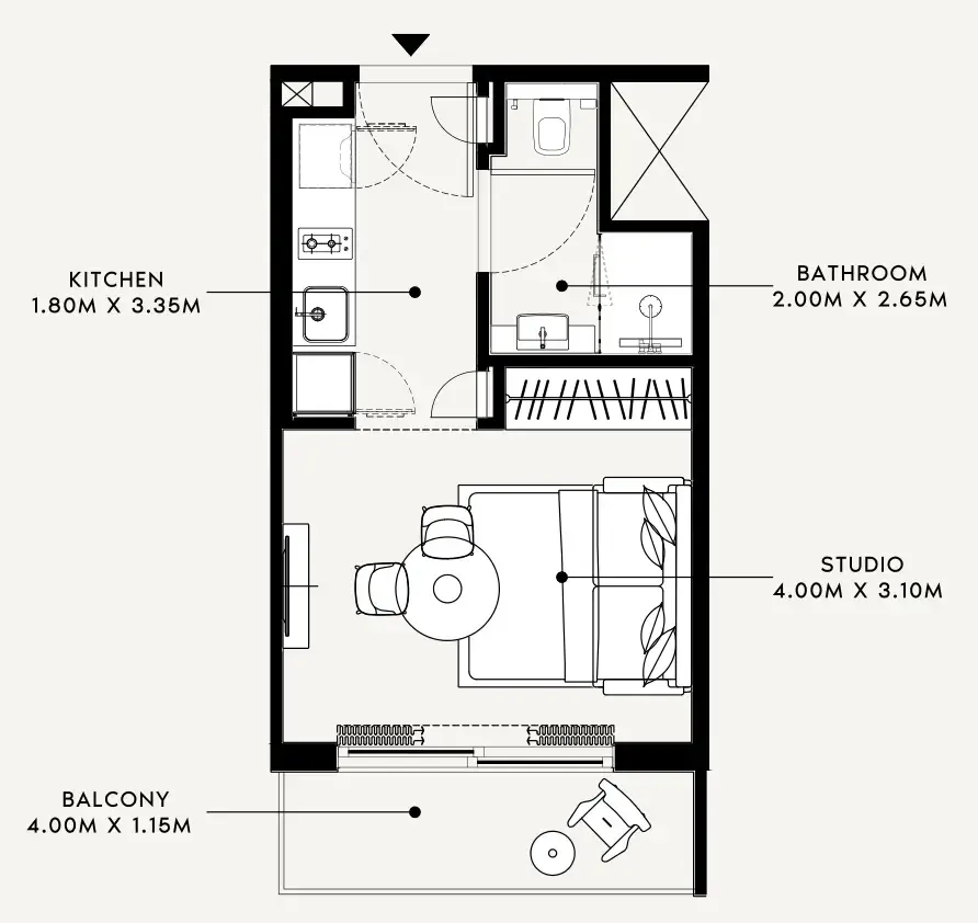 Azizi Azizi Milan floor plan