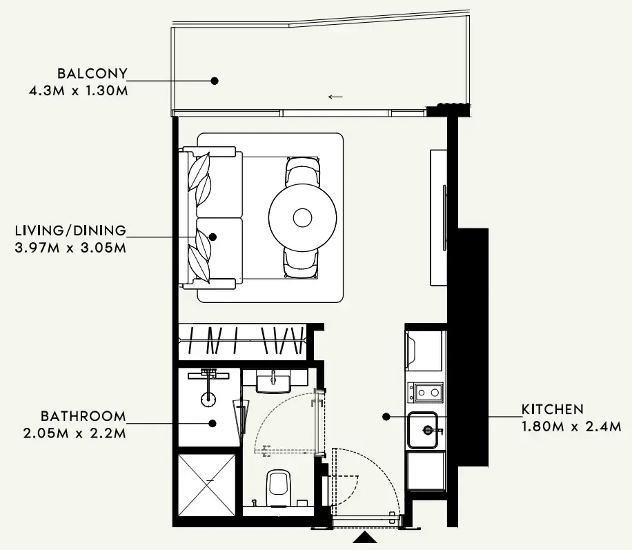 Azizi Azizi Milan floor plan