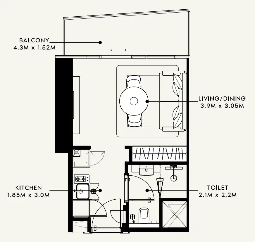 Azizi Azizi Milan floor plan