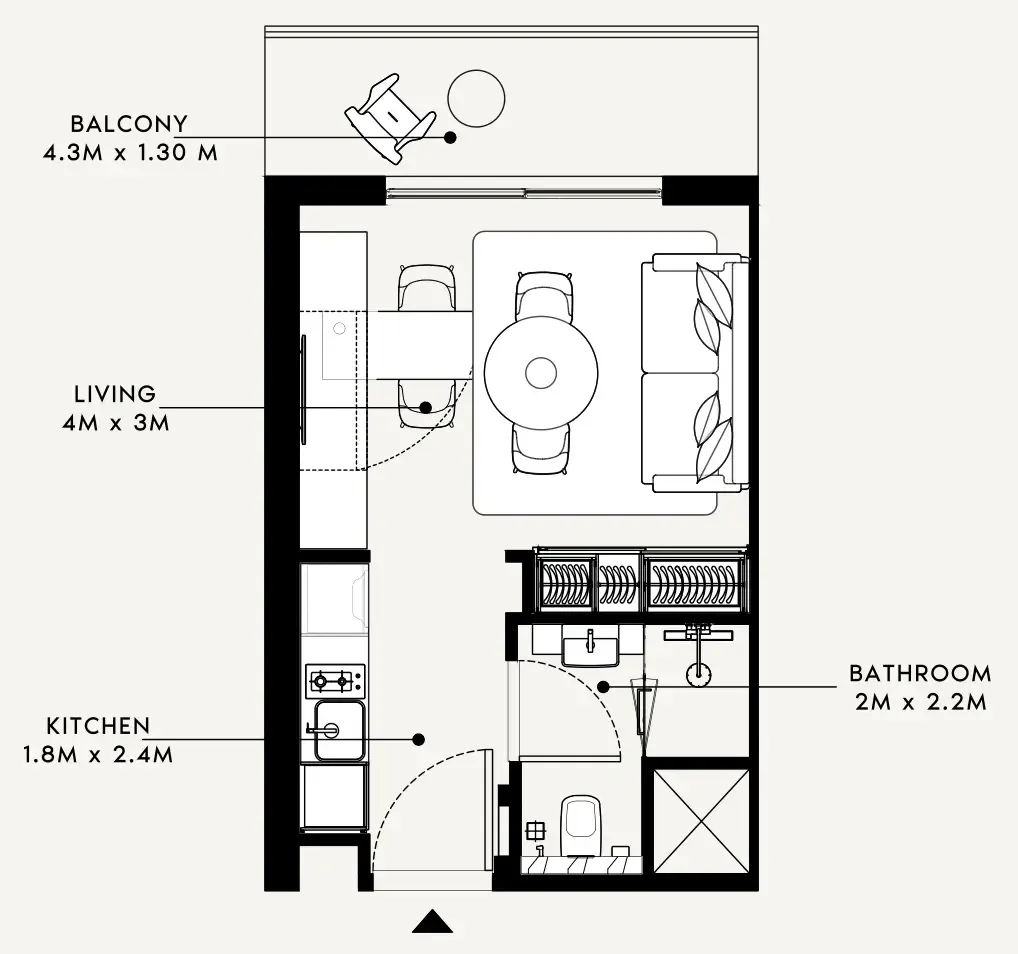 Azizi Azizi Milan floor plan