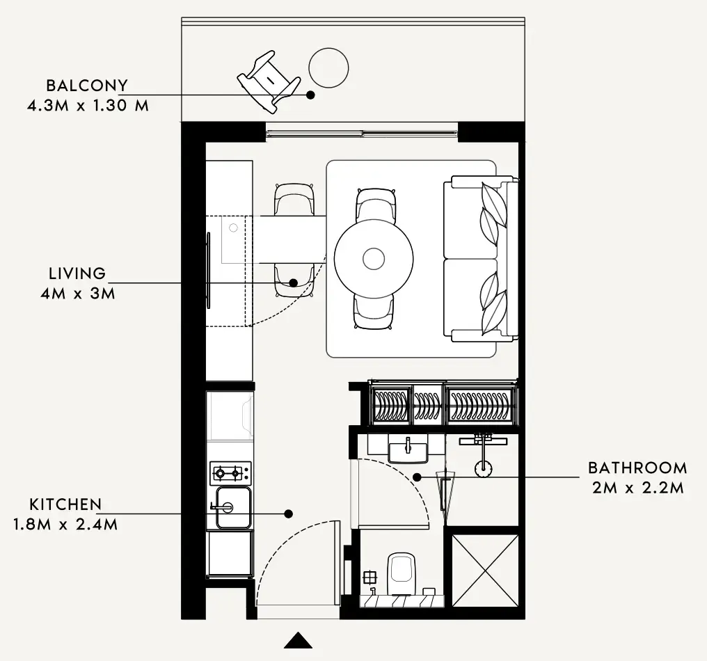 Azizi Azizi Milan floor plan