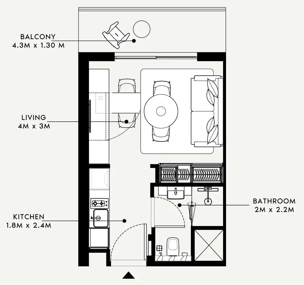 Azizi Azizi Milan floor plan