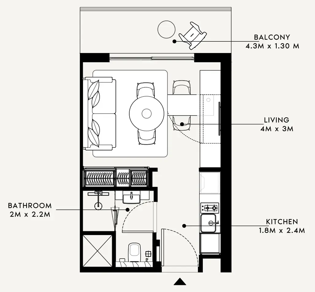 Azizi Azizi Milan floor plan