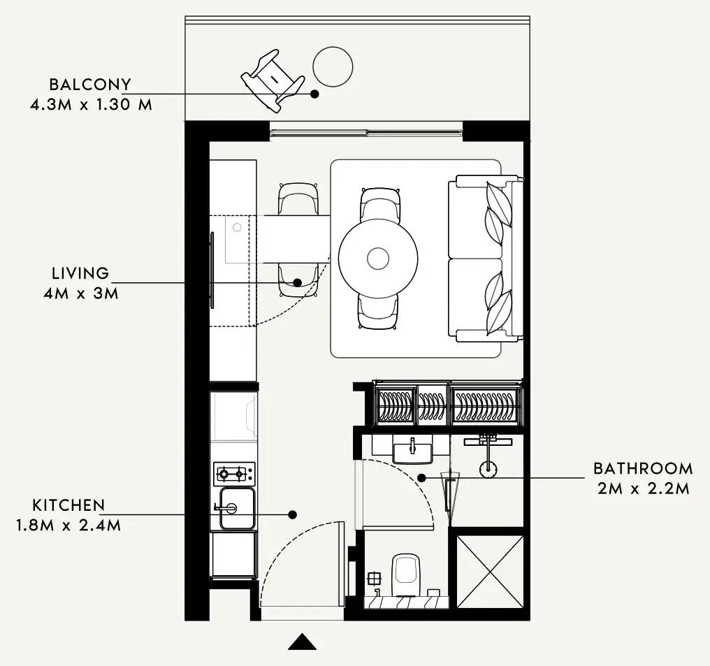 Azizi Azizi Milan floor plan