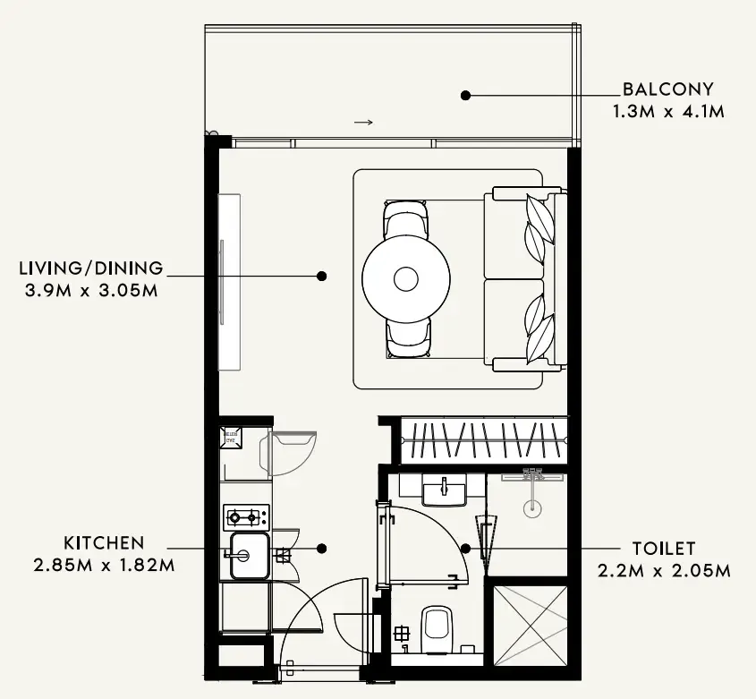 Azizi Azizi Milan floor plan
