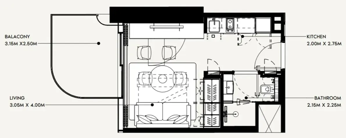 Azizi Azizi Milan floor plan