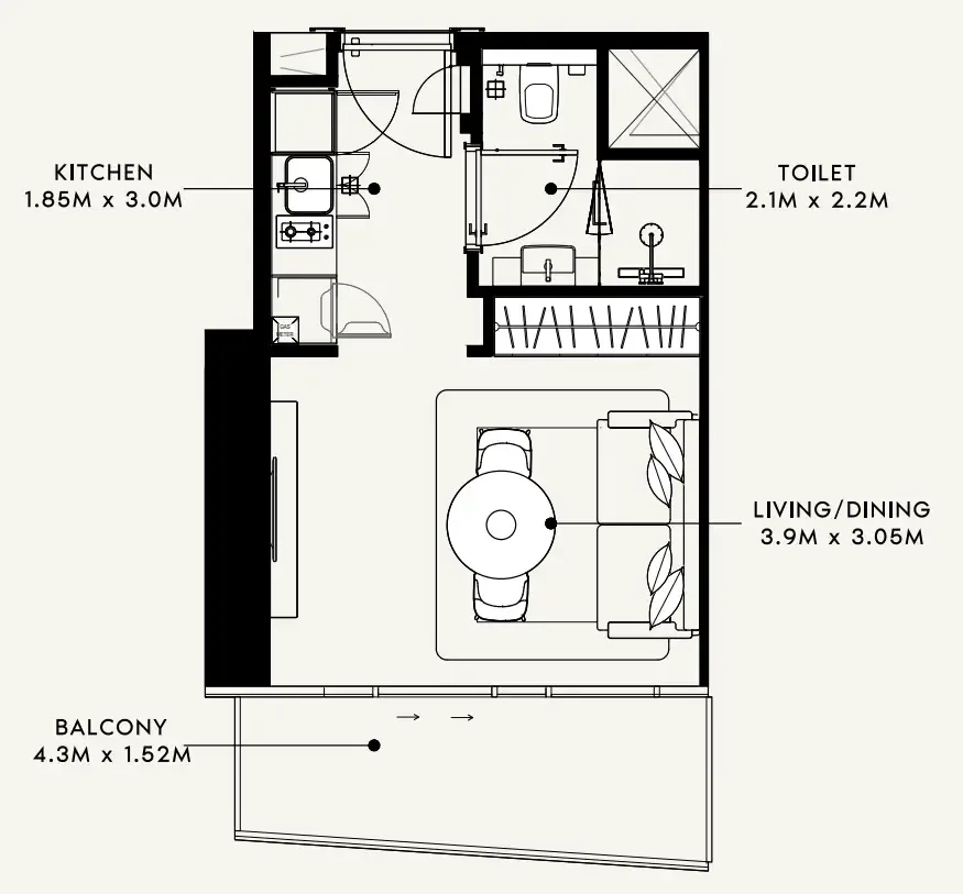 Azizi Azizi Milan floor plan