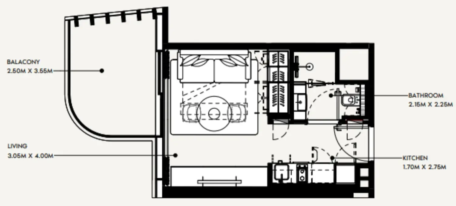 Azizi Azizi Milan floor plan