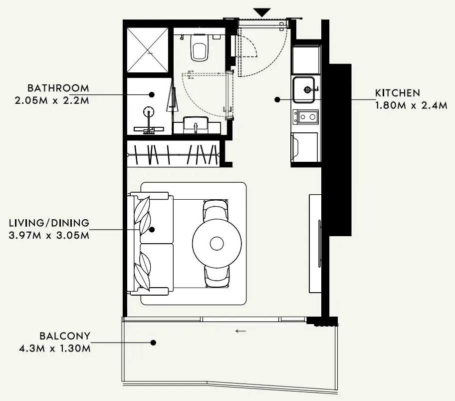 Azizi Azizi Milan floor plan