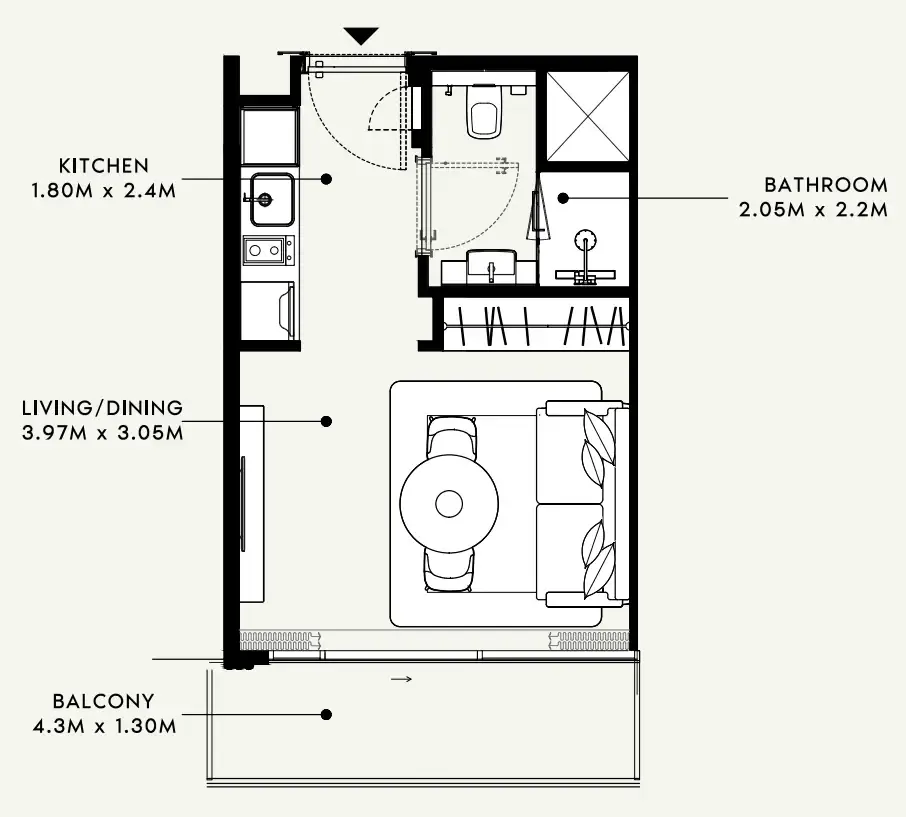 Azizi Azizi Milan floor plan