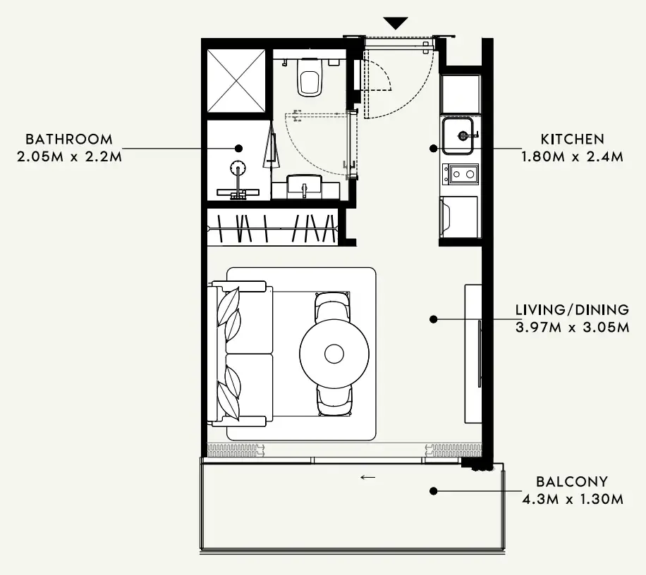 Azizi Azizi Milan floor plan