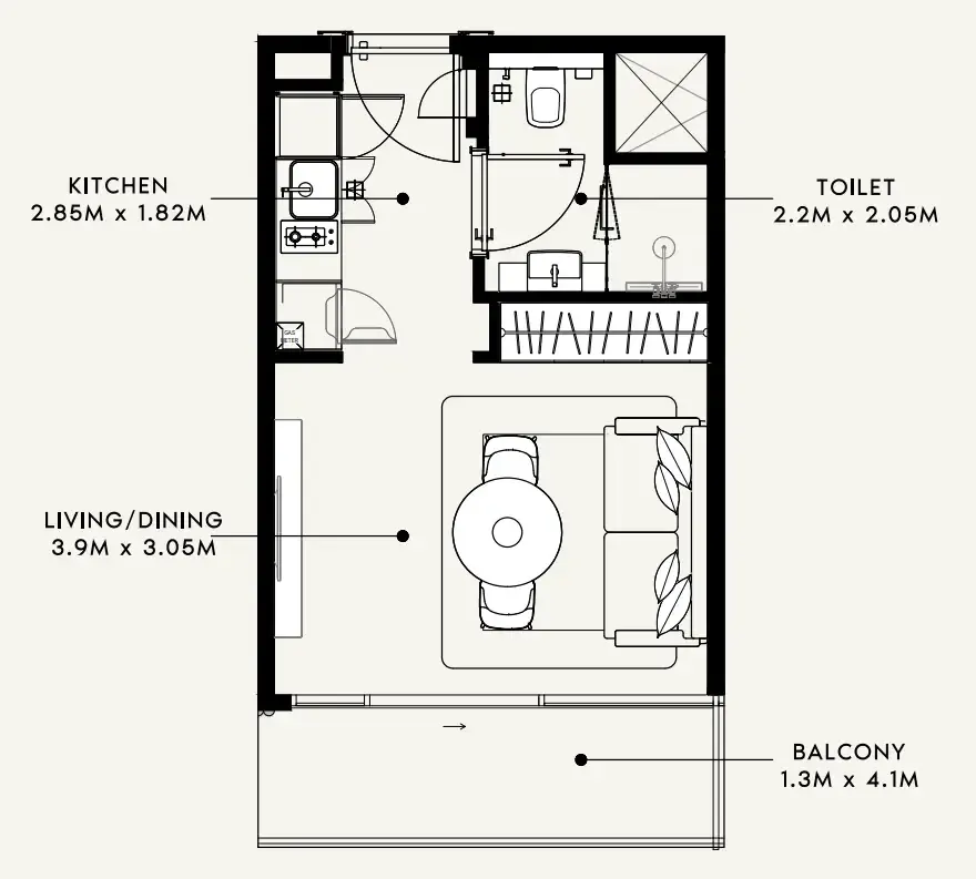 Azizi Azizi Milan floor plan