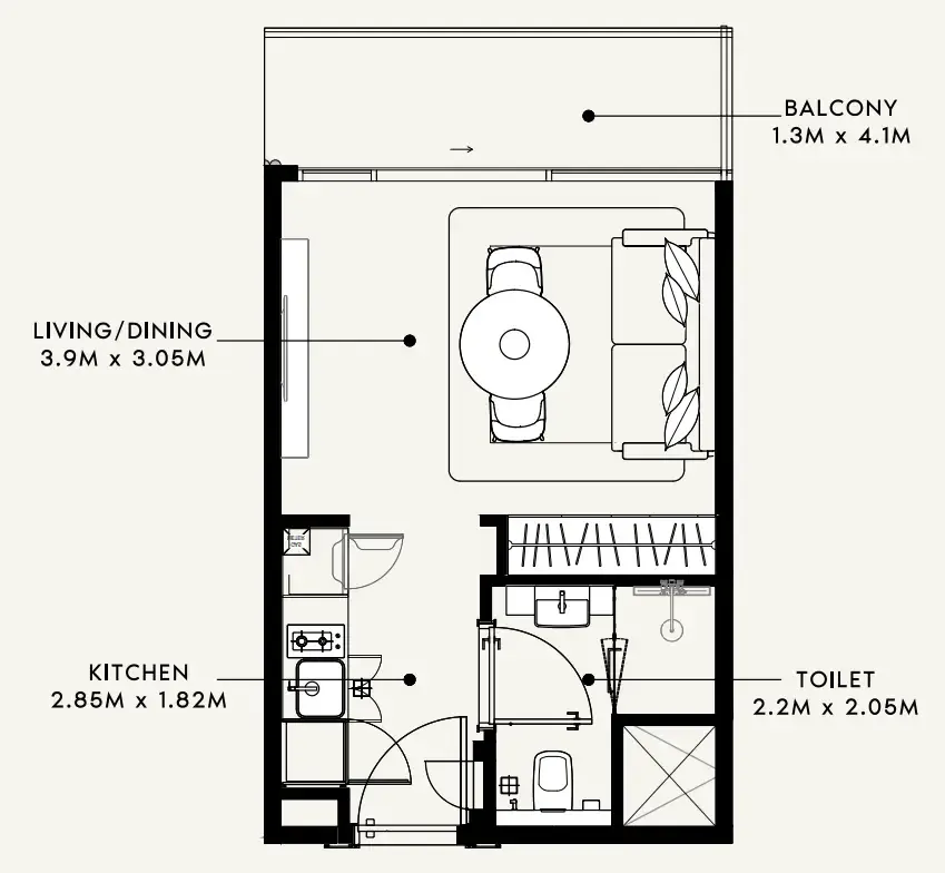 Azizi Azizi Milan floor plan