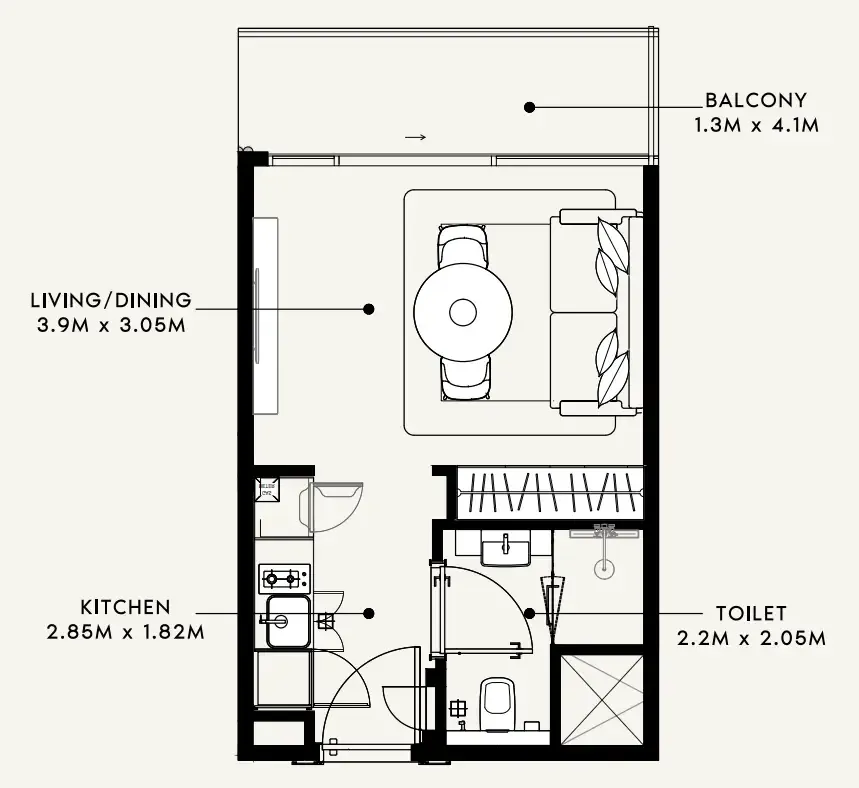 Azizi Azizi Milan floor plan