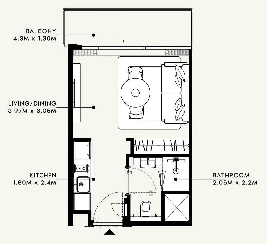 Azizi Azizi Milan floor plan