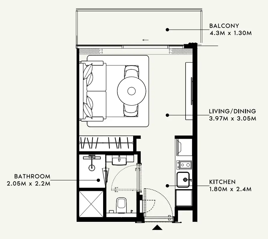 Azizi Azizi Milan floor plan
