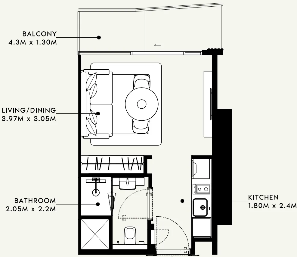 Azizi Azizi Milan floor plan