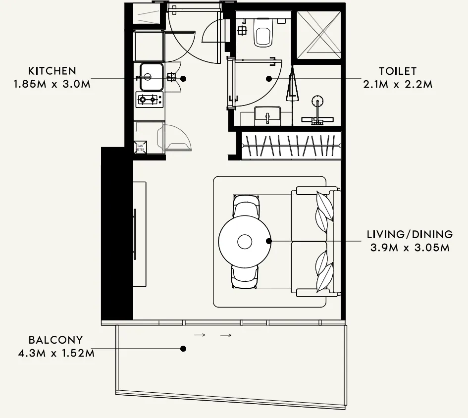 Azizi Azizi Milan floor plan