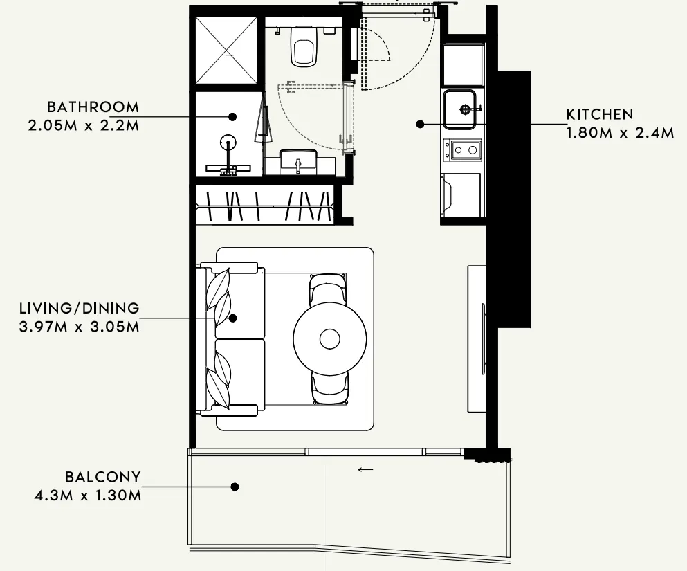 Azizi Azizi Milan floor plan